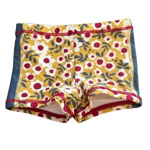 Hanna Andersson floral swim shorts 18-24m